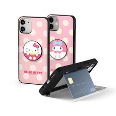 산리오 그립톡 카드2장 범퍼 케이스 아이폰12 갤럭시S21 A12 A21 A31 A71 A32 A42 A52 노트20 엘지벨벳 헬로키티 마이멜로디 시나모롤 폼폼푸린