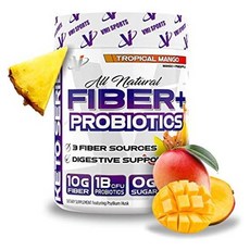VMI Sports All Natural Fiber Probiotics 30 Servings Tropical Mango 999999879824, One Size, One Color