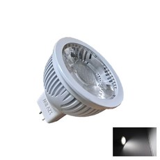 이솔 LED MR16 8W DC12V 할로겐 램프, 1개, 주광색