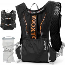 INOXTO 수화 조끼 배낭 1.5L 물 주머니 가방이 포함 된 경량 단열 팩 하이킹 트레일 러닝 사이클링 레이스 마라톤 여성용 남, 단일옵션