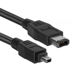 케이블 빌더 파이어와이어 400 6핀에서 4핀까지 [6FT] IEEE 1394, 1개