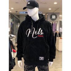 NBA 루즈핏 보아털 후드티셔츠