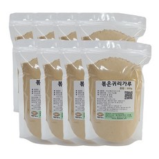 대명이유식 국산 볶은귀리가루 분말 선식 오트밀 미숫가루, 500g, 8개