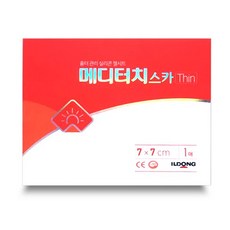 일동제약 메디터치 스카 씬 Thin / 스카 클리어 Clear, 1매, 7×7cm
