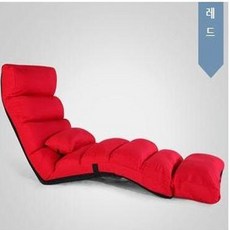 브랜드 1인용 리클라이너의자 라운지체어 회전리클라이닝 안락의자 쇼파, 좌식리클라이너 - 레드