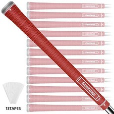 Geoleap - 글로리-S 골프 클럽 그립 스탠다드 사이즈 13개 세트 색상 택1, Color = Red, 본문참고