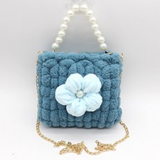 손뜨개신생아귀도리