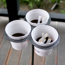 조이프렌드 튼튼한 철제 종이컵 수거함 홀더 컵수거기 모음, 1개