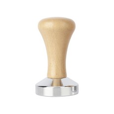 정품보장 커피 탬퍼 스테인리스 스틸 에스프레소 빈 프레스 베이스 탬퍼 51mm 도구 (나무) 150380, 1개