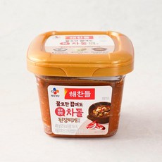 [메가마트]CJ 해찬들 차돌 된장찌개 양념 450g, 1개
