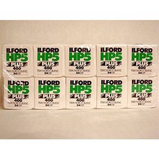 Ilford HP5 Plus 400 35mm Black and White 프린트 Film 24 Exp 10 PACK, 상세내용참조