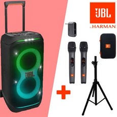 JBL PARTYBOX STAGE320 파티박스320 PARTYBOX320 파티박스310 후속모델 블루투스 스피커+AS3 무선마이크+스피커스탠드 세트 국내정식출시