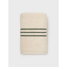 TWB Premium Stripe Face Towel 타월봄 프리미엄 스트라이프 페이스 타월 - Natural Khaki