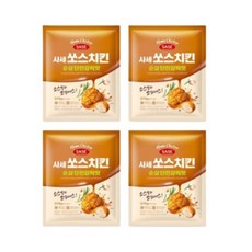 사세 쏘스치킨 순살 단짠갈릭맛, 4개, 375g