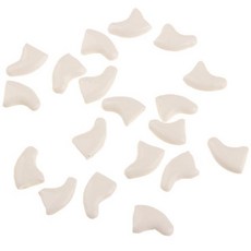 실리콘 소프트 고양이 네일 캡 발 발톱 애완 동물 손톱 보호대 커버 새끼 20 개, 1개, 03 Beige