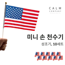 캄컴퍼니 미니 손 천수기, 10세트, 성조기