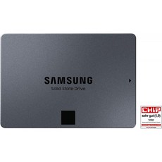 Samsung 870 QVO 8TB SATA 2.5인치 내장 솔리드 스테이트 드라이브(SSD)(MZ-77Q8T0) 검은색, 1, 단일옵션