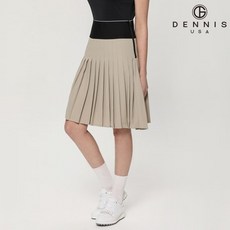 데니스골프 DENNIS 여성)플리츠 큐롯(롱기장)_NAOMLSK371