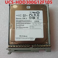 Cisco A03-D300GA3 UCS-HDD300G12F105 서버 HDD 300GB 2. 5인치 SAS 6 Gbs 64MB 15000RPM, [01] UCS-HDD300G12F105