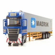 츄래라 컨테이너 트레일러 Trailer 트럭 모형스카니아 SCANIA ACTROS 악트로스 트럭 츄레라 트레일러 모형 현대 엑시언트 화물차 덤프 이베코 IVECO MAERSK 머스, 본상품