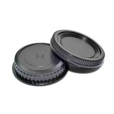 펜탁스 K 렌즈캡 / 바디캡 세트 - Pentax K rear lens cap / camera body cap set, 1개 - 펜탁스