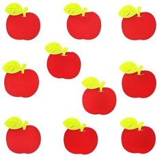 (디머스) 교실 게시판 환경 구성 꾸미기 펠트과일 빨강사과(10개)
