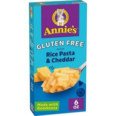 Annie’s 체다 글루텐 프리 맥 앤드 치즈 디너 위드 라이스 파스타, 4개, 170g