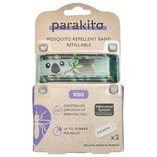 PARA'KITO 帕洛 天然精油防蚊兒童手環, 24小時防蚊, 防水, 植物活性成分, 適用於6個月以上嬰幼兒, 法國製造, 10g, 1個