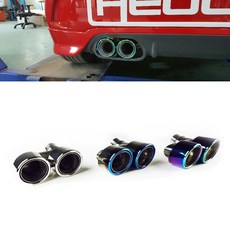  혜주파 넥스트 스파크 더뉴스파크 바디킷용 머플러팁 레인보우, 번팁 