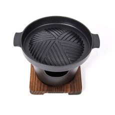 최화정 미니화로 불판 화로대 1인용 개인화로+연료+점화기, 1개