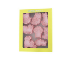  이홈베이킹 고양이 발바닥 푸쉬 쿠키커터 8종 세트, 1.단일, 4세트 