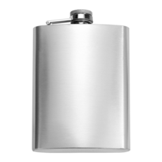 테인레스 스틸 힙 플라스크 맞춤형 로고 레이저 조각 와인 병 8oz 227ml, 13 Blank, 1개