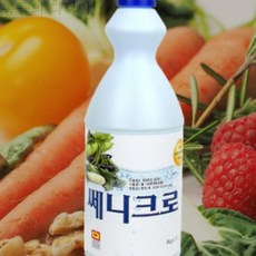 [콩다] 쎄니크로 과일야채 소독제 1L 식품소독