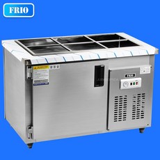 FRIO 프리오 업소용냉장고 반찬냉장고 6구냉장고 셀프냉장고 1200*700*800 올냉장 메탈재질 아나로그 컨트롤러