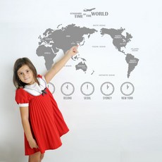 세계지도스티커