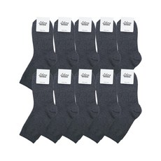 [리베라] 여자 패션 무지 중목 양말 19종 컬러 10족세트