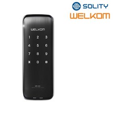 웰콤 WR-101 디지털도어록 즉시잠금 번호키전용 현관문 도어락, 방문설치