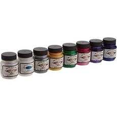 Jacquard ucts 442392 Lumiere Metallic Acrylic Paint 2.25 Ounces-True Gold, Pearl Emerald_One Size, Pearl Emerald, 상세 설명 참조25