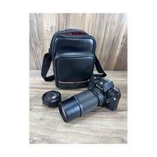 니콘 EM 35mm 필름 카메라 50mm f/1.8 + 75-150mm 줌 렌즈, 1개