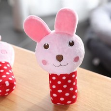 냥아치펫 반려동물 이갈이 점박이토끼인형, 1개