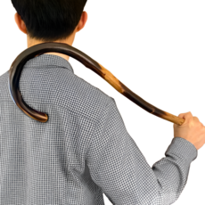 럭키레브 매끄러운 원목 갈고리 안마기, 다크, 1개