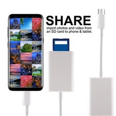 [해외] MACBOOK FOR SAMSUNG USB 3.1 유형 C USBC SD 카드 판독기 어댑터, 상세내용표시