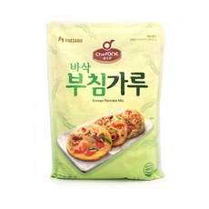 찰지고 쫄깃한 청정원 쉐프원 바삭 부침가루 1kg, 대상 바삭 부침가루 1kg