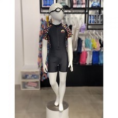 레노마 여아동 소매2부 반신수영복GS2D864