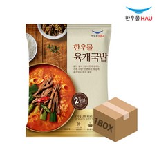 [자연맘스토리] 한우물 육개장 국밥 210g x 40개