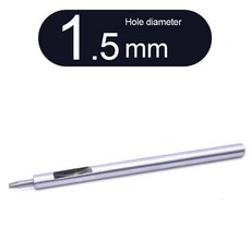 벨트구멍뚫기 라운드 펀치 중공 스틸 치즐 가죽 펀처 절단 도구 금속 개스킷 캔버스 (0.5mm ~ 60mm), 1.5mm, 06 1.5mm