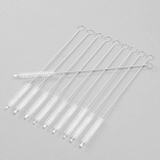 [1+1] 스텐 스테인 세척용 세척솔 다회용 청소솔 레스 친황경 빨대, 2개, 1스텐빨대세척솔 소형