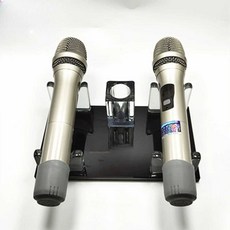 무선 마이크 받침대 유선 투명 아크릴 거치대 무선, 1개, P