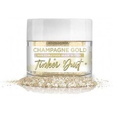 BAKELL Champagne Gold/Cream Beige Edible Glitter 5 Gram TINKER DUST Edible Glitter코스허 인증 100% 식용 글리터 케이크, 1