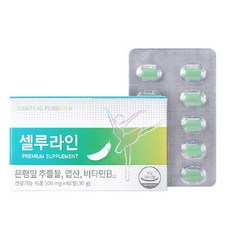 센트럴포뮬러 셀루라인 60정 1박스 2박스 3박스 기억력개선 혈행개선에 도움을 줄수 있음 헬씨나라